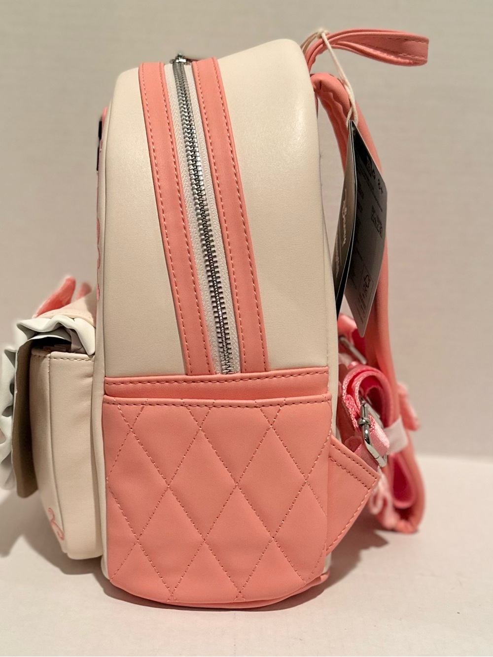 Loungefly Disney NWT The Aristocats Marie Velvet Bow Mini Backpack - Picture 2 of 5